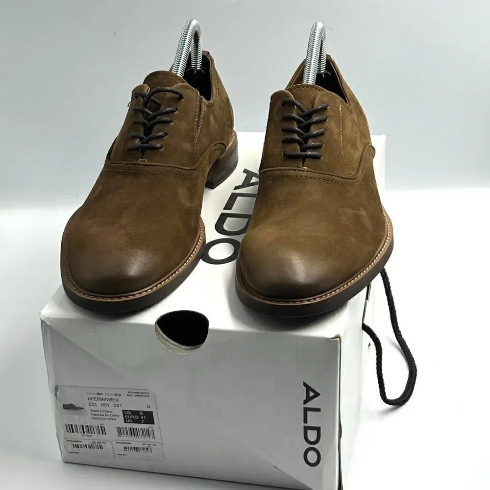 Aldo ‘Aferimwen’ Lace up Suede Oxford - Size: 8